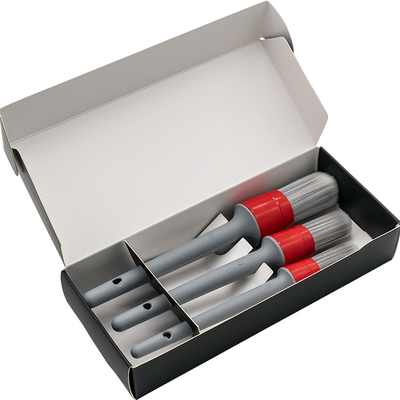 Rundpinsel Interieur-Pinsel Set grau, 3tlg.
