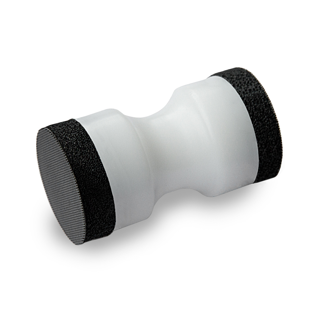 Schleif-Stempel "Duo", Ø30mm, Microklett + Gummierung