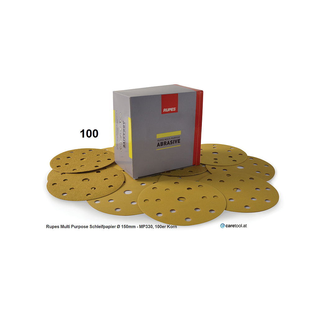 Rupes Multi Purpose Schleifpapier Ø 150mm - MP330, 100er Korn