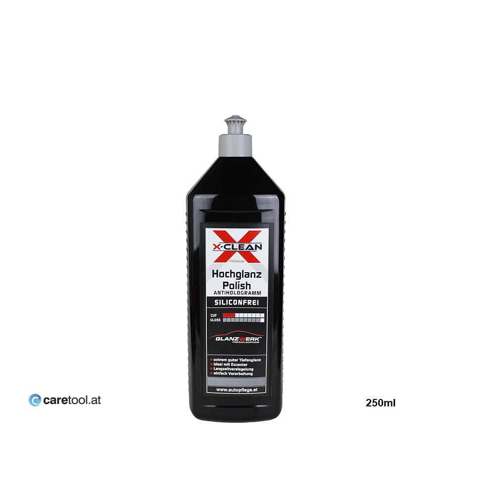 X-Clean Hochglanz-Polish, Antihologramm, 250ml