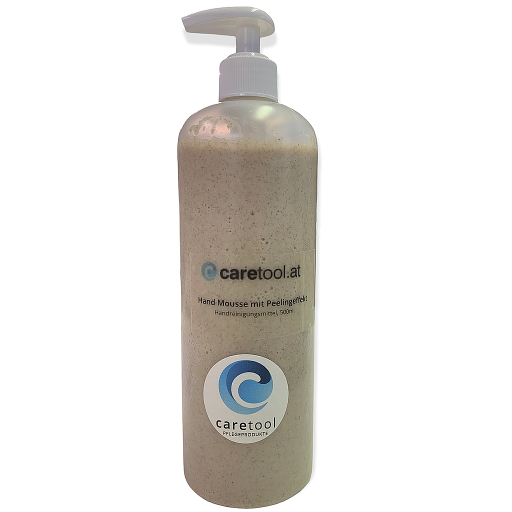Hand Mousse mit Peelingeffekt