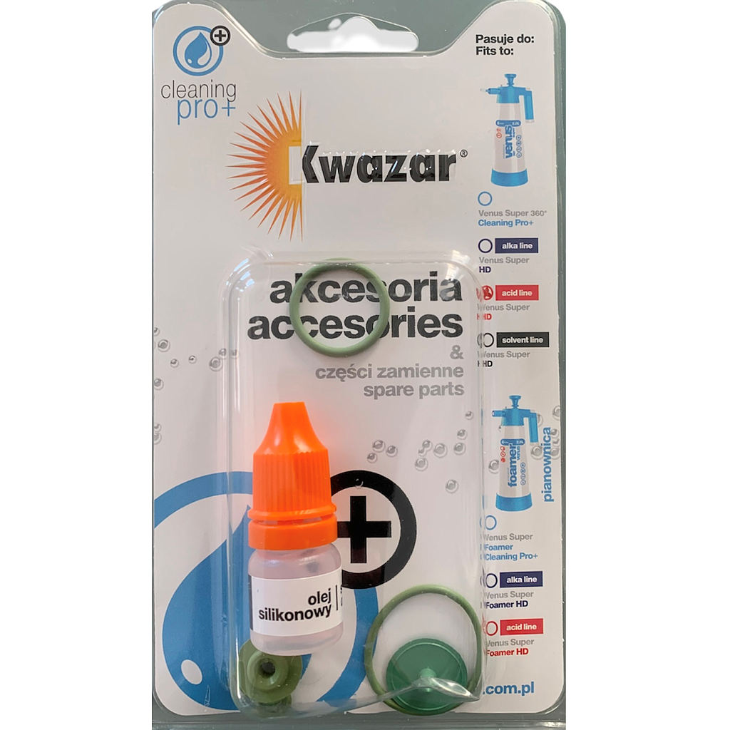 Dichtungs Set für Kwazar Venus Sprayer blau, PH 7-14