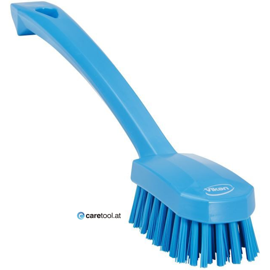 Vikan Stielbürste, blau, medium
