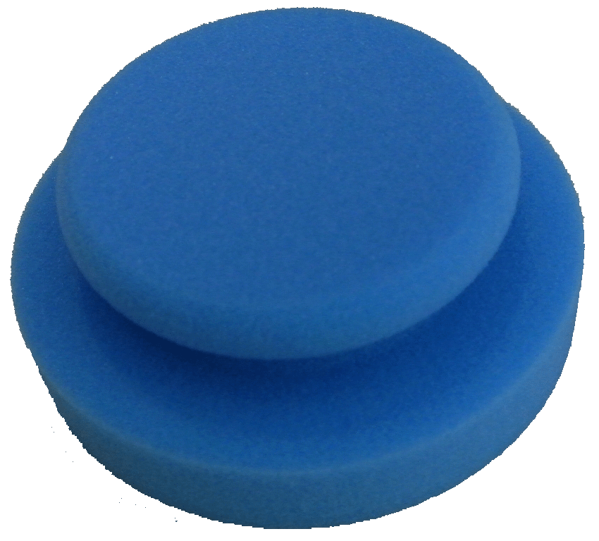Handpolierschwamm 130mm blau