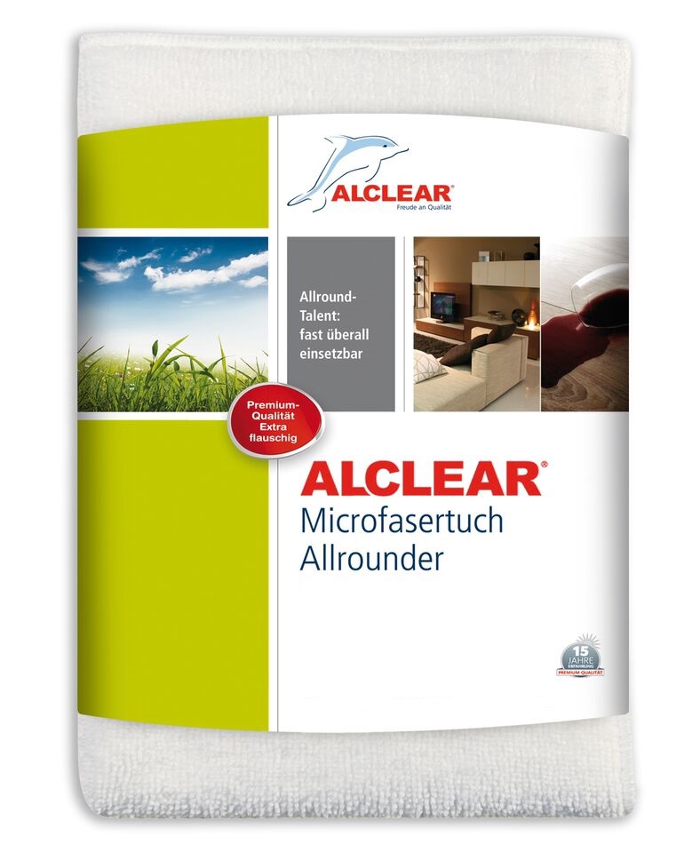 ALCLEAR Ultra - Microfasertuch 25x40 cm weiß