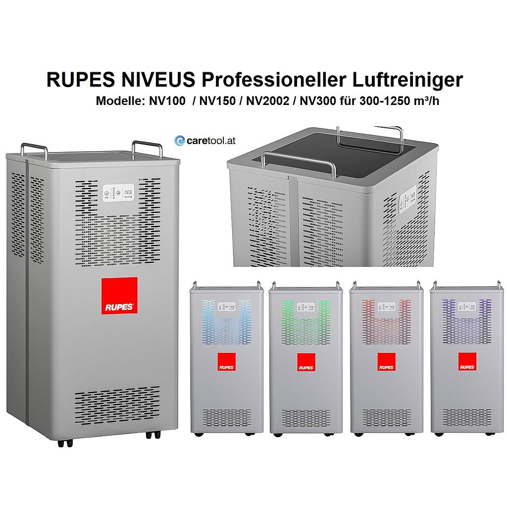 RUPES NIVEUS Professioneller Luftreiniger mit 99,9995% Filtereffizienz