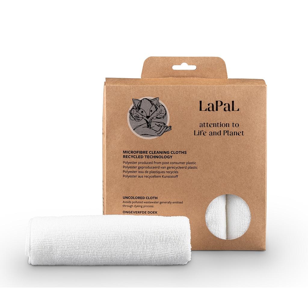 LAPAL- Frotty ungefärbtes Mikrofasertuch ausrecyceltem Polyester, 5 Stk.