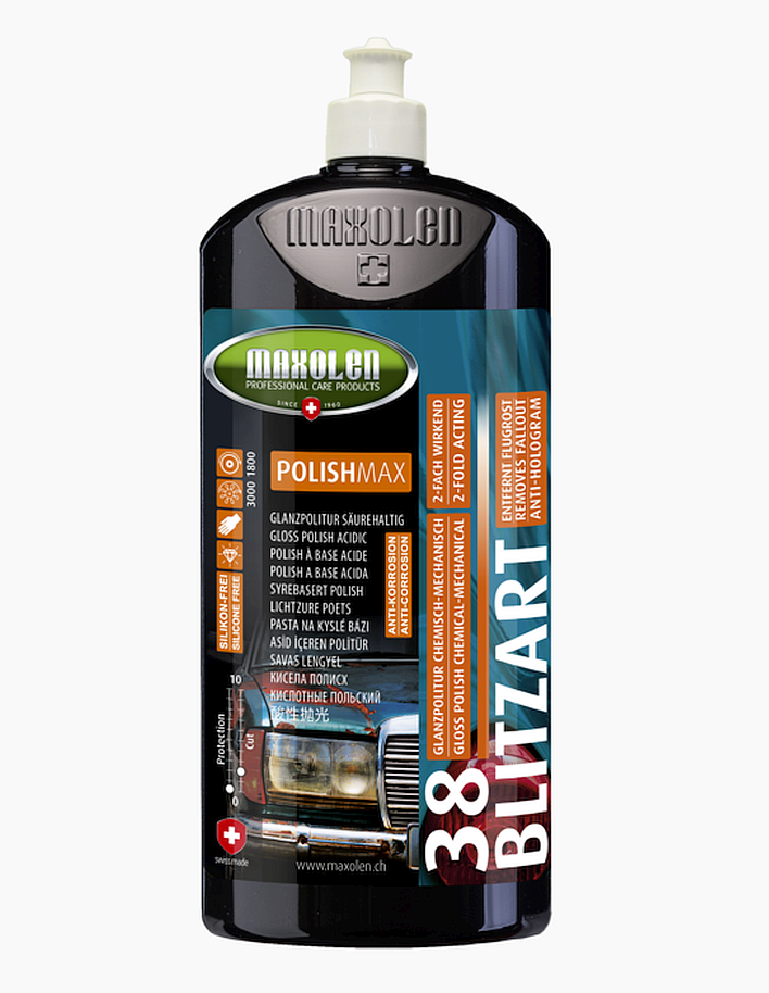 maxolen 38 Blitzart, Politur gegen Flugrost, 1L