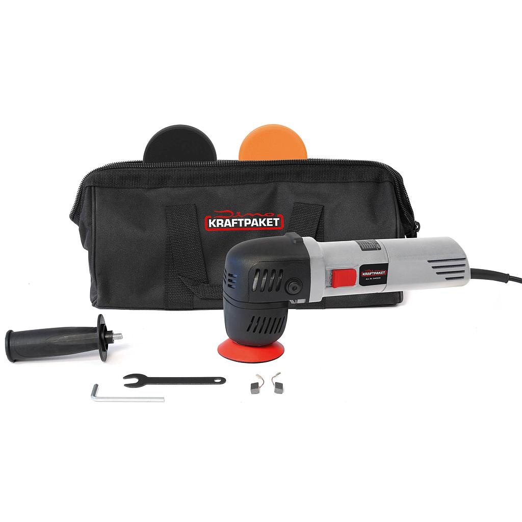 Dino Kraftpaket Exzenter-Poliermaschine 75 mm Stützteller, 12 mm Hub